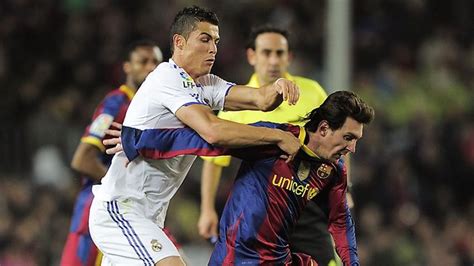 Cristiano Ronaldo Lionel Messi Score Penalities As Barcelona And Real