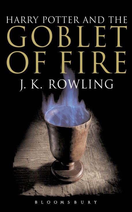 Harry Potter And The Goblet Of Fire Uk Adult Harry Potter Book Cover