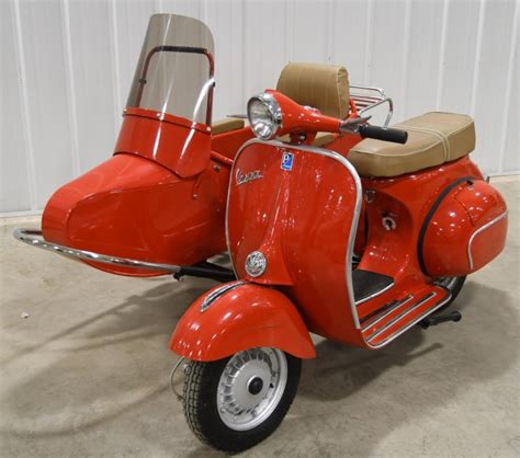 lot  piaggio vespa scooter  side car