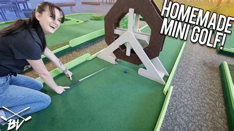 awesome homemade mini golf  brooks holt youtube