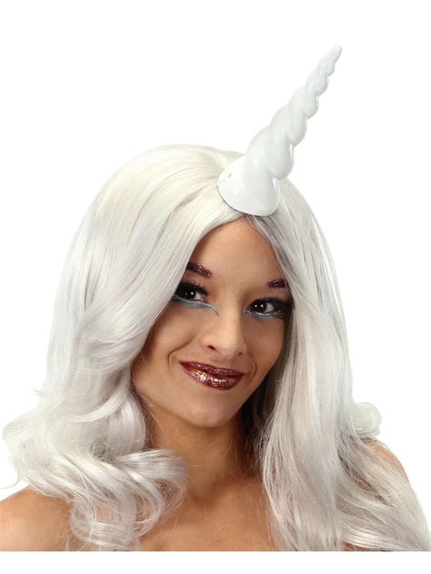 unicorn horn white halloween accessory  size walmartcom walmartcom