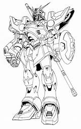 Gundam Coloring Pages Wing Lineart Template Knights Sidonia Shenlong Choose Board sketch template