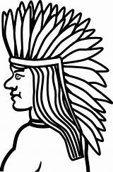 Native Clipart American Indian Headdress Drawing Clipartmag sketch template