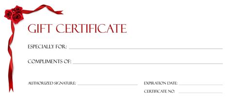 gift certificate templates  template design unbelievable