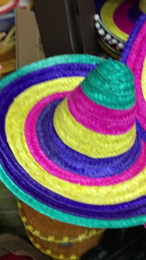 Mexican Sombrero Hat Adult Costume Spanish Fiesta Cinco De Mayo Festive