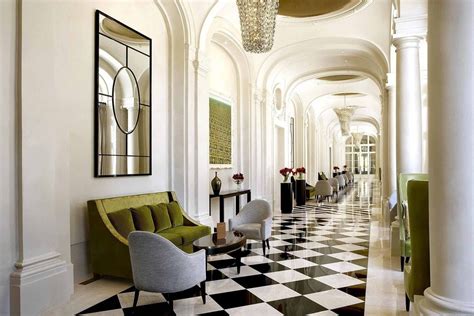 le trianon waldorf astoria hotel corridor paris versailles hotels
