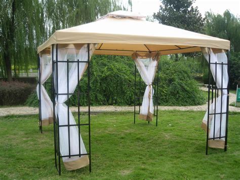 patio metal gazebo canopy tent pavilion garden outdoor awning marquee  ebay