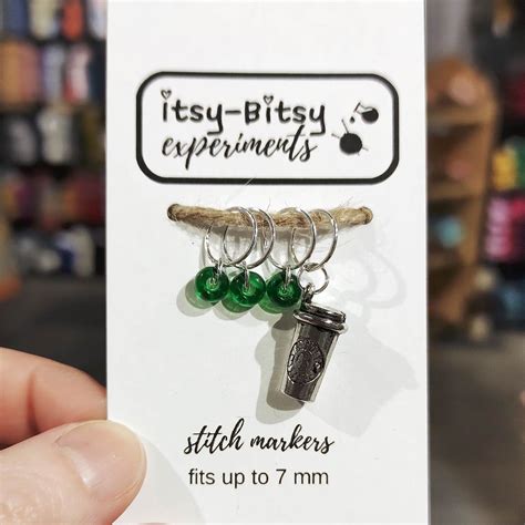Itsy Bitsy Experiments Green Mermaid Stitch Markers – Itsy Bitsy Yarn