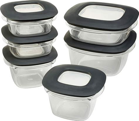 Rubbermaid Premier Easy Find Lids Meal Prep And