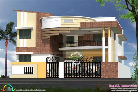 modern contemporary south indian home design kerala home design  floor plans