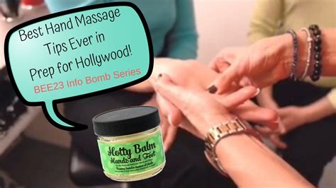 best hand massage ever in prep for hollywood bee23 hotty hands and