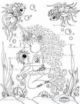 Coloring Besties Enchanted Pages Img400 Digi Magical Tm Unicorn Stamp Instant Dolls sketch template