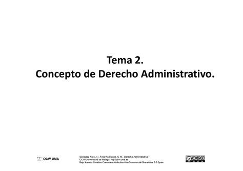 Tema 2 Apuntes De Derecho Administrativo Docsity