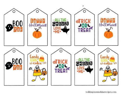 printable halloween gift tags halloween labels halloween labels