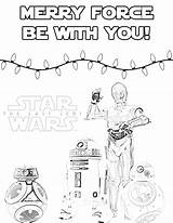 Wars Coloring Star Christmas Jedi Pages Droids Last Holiday Hanukkah Droid Printables Printable Color Bb 9e Getcolorings Print Kids Holidays sketch template