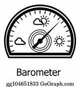 Barometer Icon Simple Illustration Drawing Style Gograph Vector Web Royalty Illustrations Template Shutterstock Pages sketch template