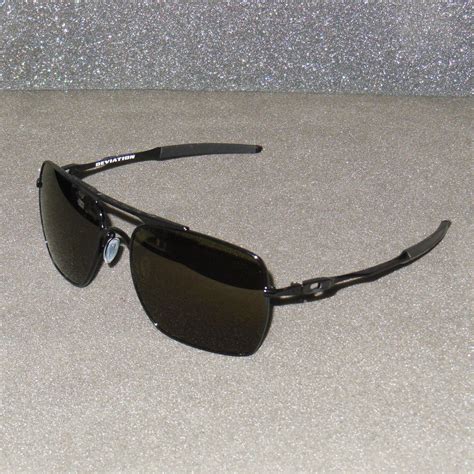 oakley deviation men s retro aviator military sunglasses polished black