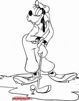 Goofy Coloring Golf Pages Disneyclips Golfing Disney Funstuff sketch template