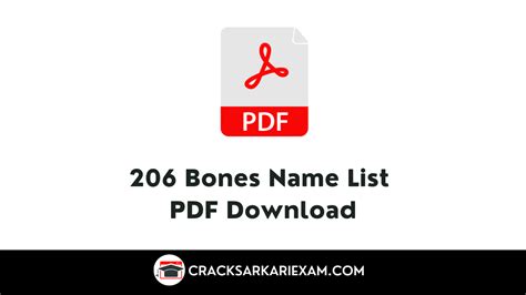 bones  list    crack sarkari exam