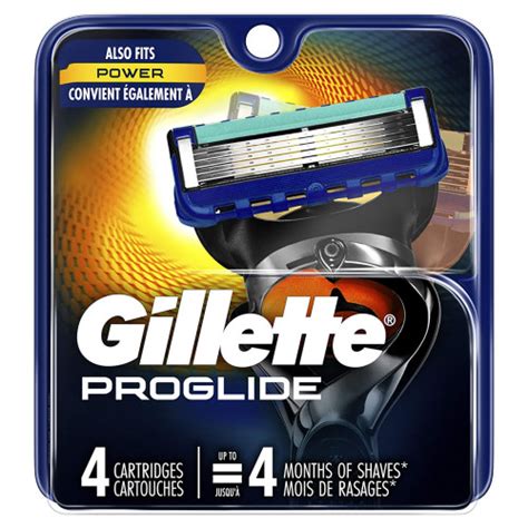 gillette fusion proglide flexball shaving razor blades pack of 4