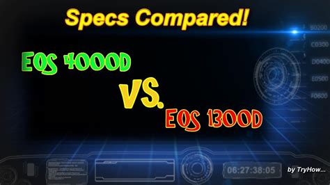 specs compared canon eos   canon eos  youtube