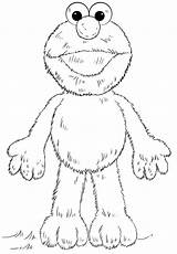 Elmo Gangster Snuffleupagus Sesame Ausmalbild Plaza Personajes Kostenlos Categorías Onlinecoloringpages sketch template
