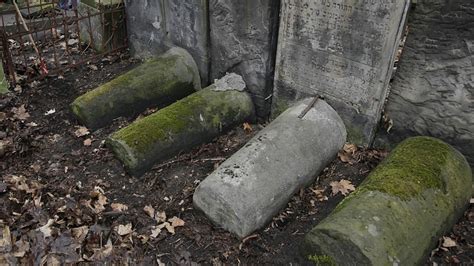 graves vandalized in polish town where nazis tortured jews the times