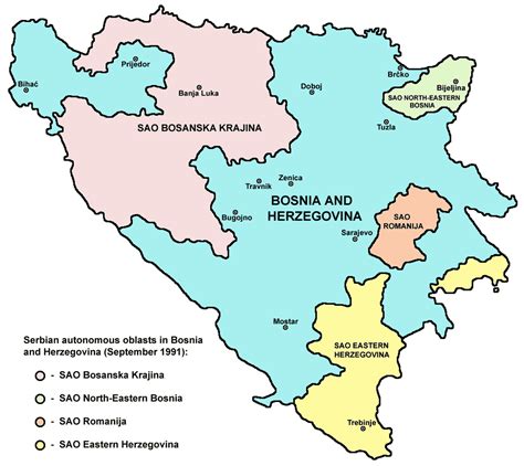 bosnia  herzegovina   regions explained