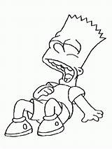 Bart Simpson Colorironline Skate sketch template