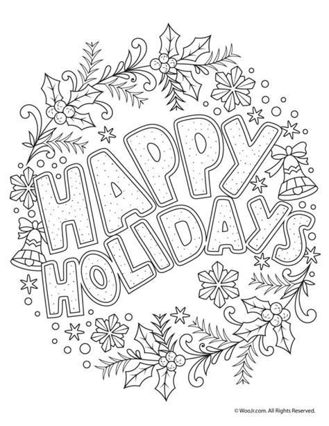 christmas coloring pages  coloring sheets  adults  kids