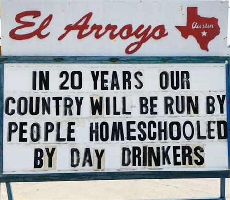 texan restaurant writes hilarious signs  day