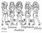 Lego Friends Coloring Pages Girls Colouring Print Printable Coloriage Drawing Kids Main Birthday Zum Girl Emma Sheets Brick Dessin City sketch template