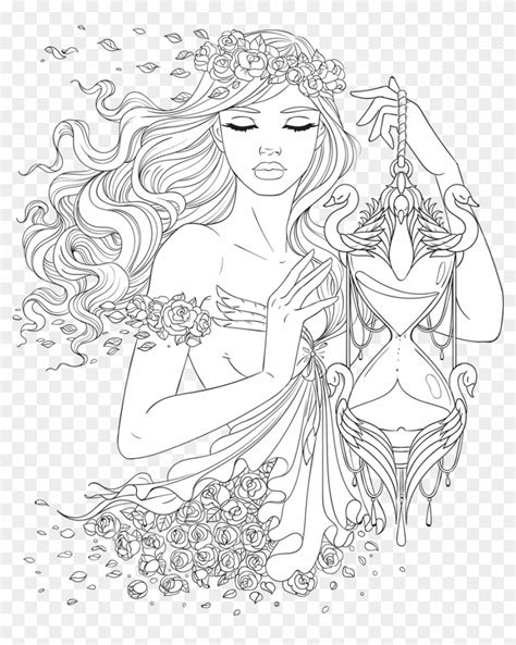 woman coloring pages  adults lrjourneay