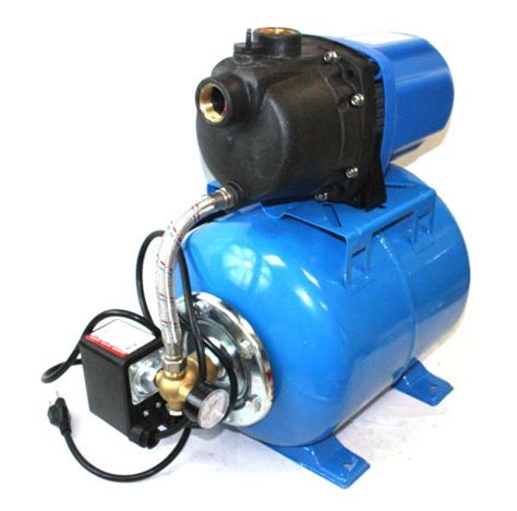 1 6 hp 1200w shallow well garden pump 1000gph w booster system and pressure tank ebay