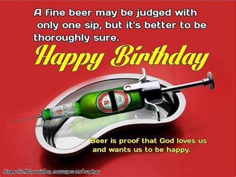 Birthday Wishes With Alcohol Birthday Wishes Happy Bi