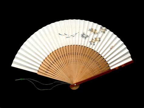 japanese hand fan vintage fan japanese fan  vintagefromjapan