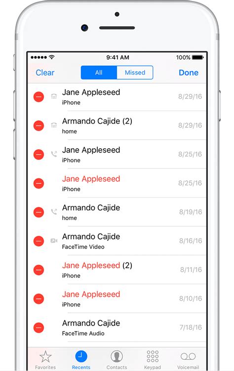 Delete The Call History On Your Iphone Apple Support