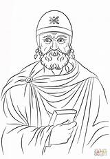 Greco Filosofo Filon Aleksandrii Filozofia Stampare Sagittario Dio Centauro Drukuj sketch template