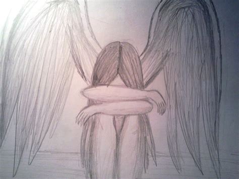 Sad Angel By Yourvampangel On Deviantart