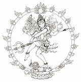 Shiva Coloring India Pages Coloriage Nataraja Therapy Inde Drawing Life Goddess Sine Deviantart Google Hindu Adulte Stress Anti Getdrawings Colouring sketch template