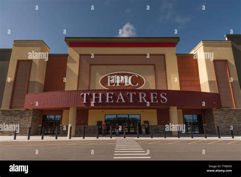 epic theatres  theater exterior building entrance stock photo alamy