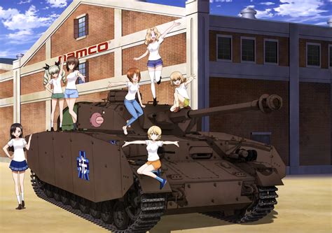 Girls Und Panzer Chiyomi Anzai Darjeeling Katyusha Kay
