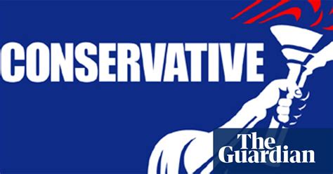 tories unveil no nonsense logo conservatives the guardian