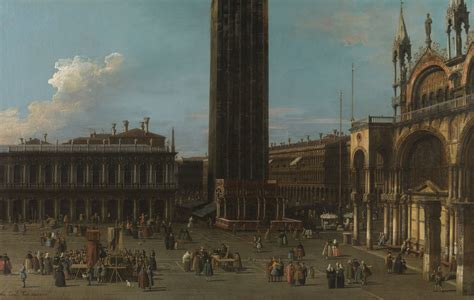 Canaletto Venice 1697 Venice 1768 The Piazza From The