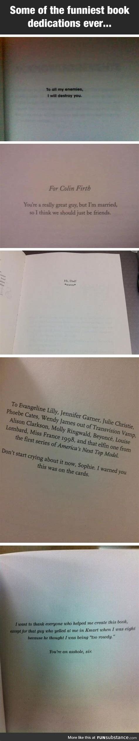 book dedications funsubstance