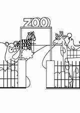 Zoo Coloring Preview sketch template