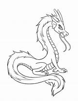 Dragon Chinese Drawing Easy Dragons Coloring Pages Cartoon Sketch Drawings Realistic Draw Simple Step Goku Charming Colouring Kids Sketches Ancient sketch template