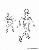 Basketball Passing Player Ball Coloring Color Pass Behind Back Hellokids Print Online sketch template