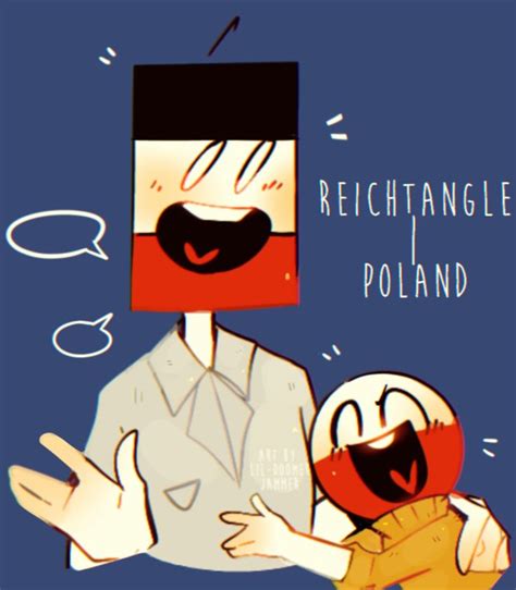 Reichtangle X Poland Love Countryhumans