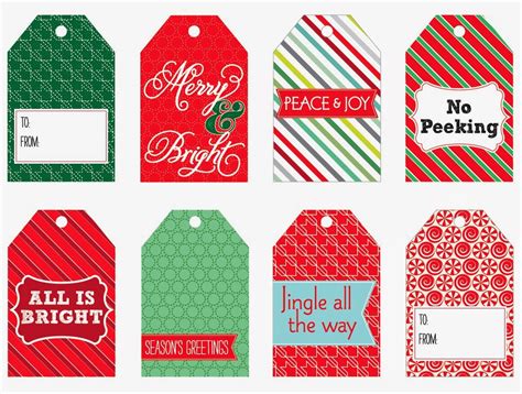 lisas creative corner  printable christmas gift tags